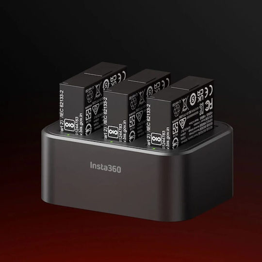 Insta360 Ace Series Fast Charge Hub Charger για Insta360 Ace, Ace Pro Ace Pro 2/Ace Pro/Ace