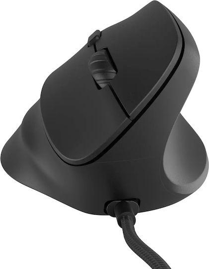 Natec Crake 2 Pro С кабел Ергономичен Мишка Черен