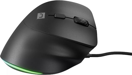 Natec Crake 2 Pro С кабел Ергономичен Мишка Черен