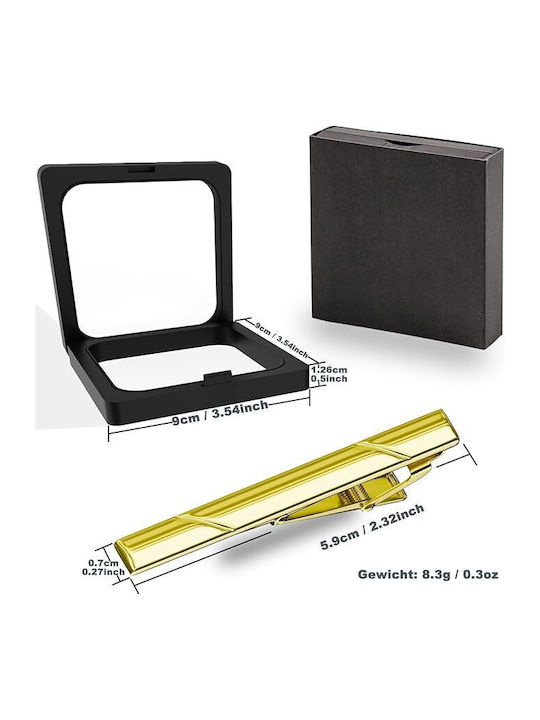 Tie Clips Made of Gold