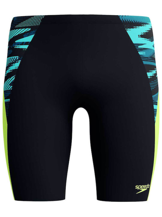 Speedo 00300200334 Renn-Jammer Badeanzug Schwimmen Schwarz