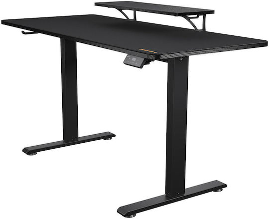 Γραφείο Gaming E-star 140 με Ρυθμιζόμενο Ύψος & LED 140x60x72εκ. Black Γραφείο Gaming E-star 140 με Ρυθμιζόμενο Ύψος & LED 140x60x72εκ. Black