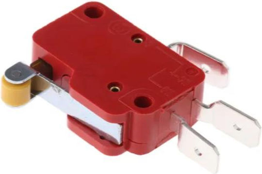 Micro Limit Switch Short Lever Roller Off On On Off No+nc Single Pole SPDT 3 Pin 10 4 A/400VAC 28x16x10.3mm Marquardt 1006.1201