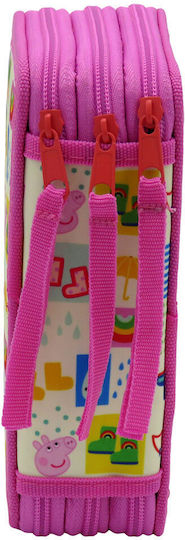 CyP Brands Pencil Case with 3 Compartments Multicolored