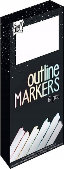 Teka Permanent Markers Multicolour 6pcs