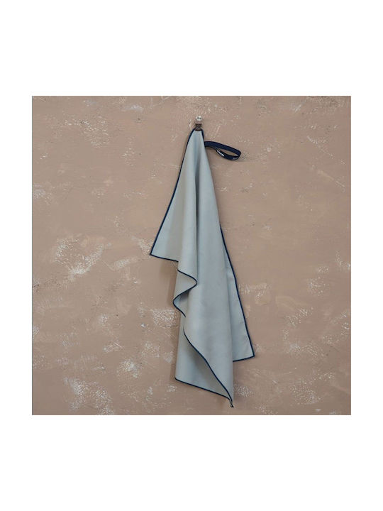 Nima Microfiber Silver Gym Towel 90x50cm