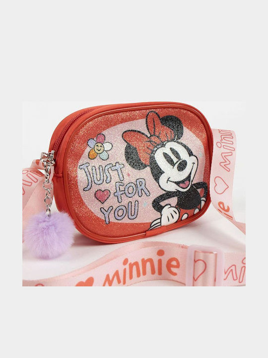 Cerda Disney Minnie Mouse Παιδική Τσάντα Ώμου Πολύχρωμη 12 τεμάχια