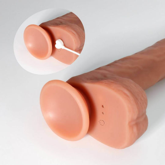 Crushious Realistic Vibrator with Remote Control 20cm Flesh
