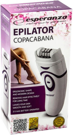 Esperanza Copacabana Epiliergerät Epilierer für das Körper EBD002B