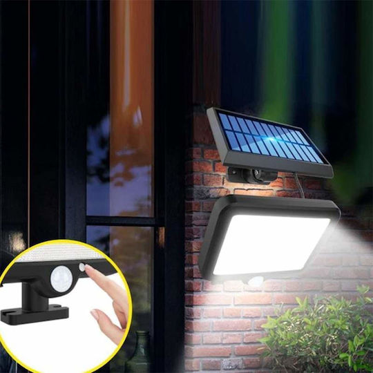 Montat pe perete Lampă Solară 260lm cu Senzor de Mișcare și Telecomandă 15cmx13cmcm