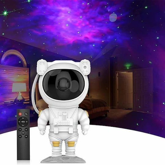 Dekorative Lampe Astronaut Weiß