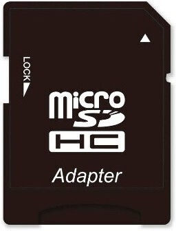 Card de memorie MicroSD de 4 Gb Siks Include adaptor SD Clasa 10 Viteză mare Compatibil cu cameră video DVR auto Cameră de supraveghere Telefon Laptop Tabletă Negru