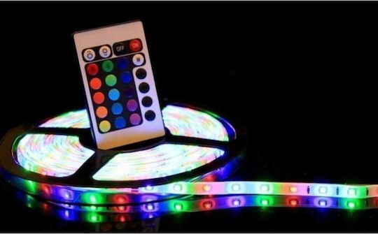 Bandă LED 12V Roșu Lumină 4.5m Tip SMD3528 cu Telecomandă