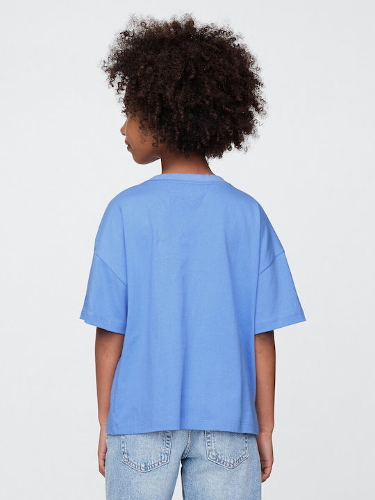 Παιδική Μπλούζα Κοντομάνικη Shirting Blue Graphic