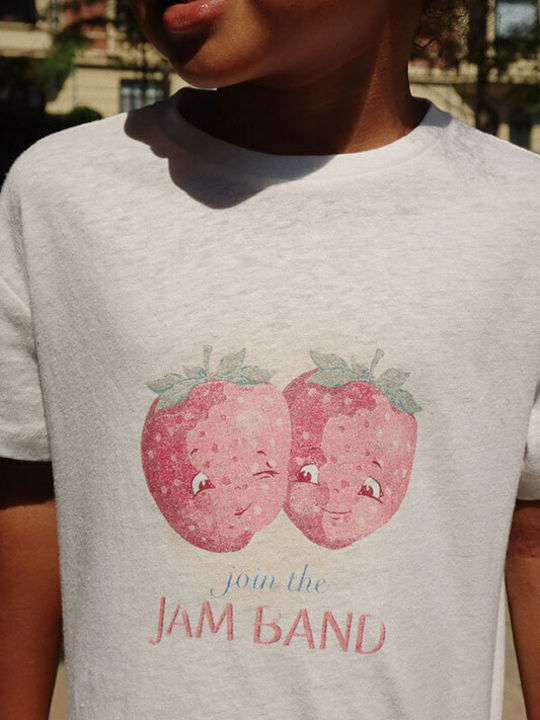 Kinder-T-Shirt Off White