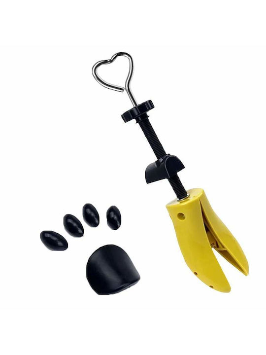 Întinzător reglabil pentru pantofi, lățire și alungire, dispozitiv de modelare a piciorului care se adaptează la forma piciorului, unisex, material ABS, mărime 34-40, galben-negru