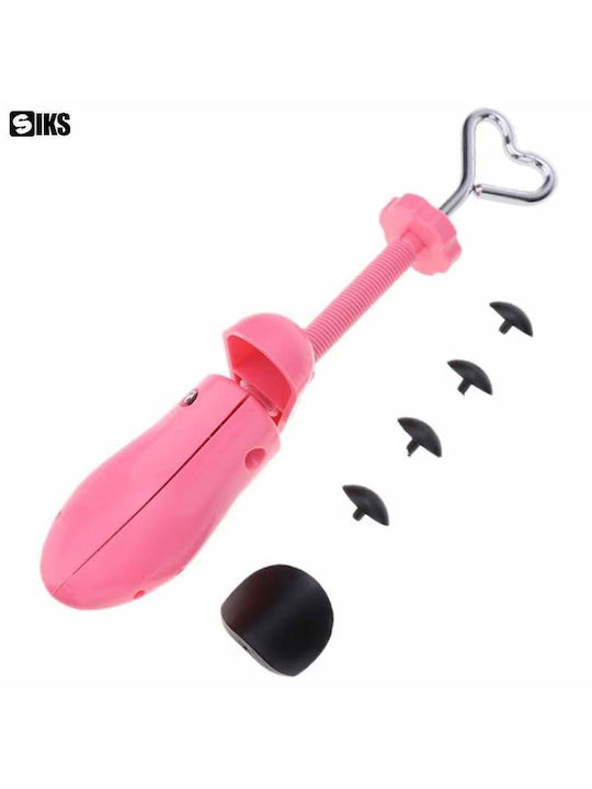 Set 2 Întinzătoare Reglabile pentru Pantofi Lărgire Lungire Dispozitiv de Modelare a Piciorului care se Adaptează la Forma Piciorului Unisex Material ABS Mărime 34-40 Roz