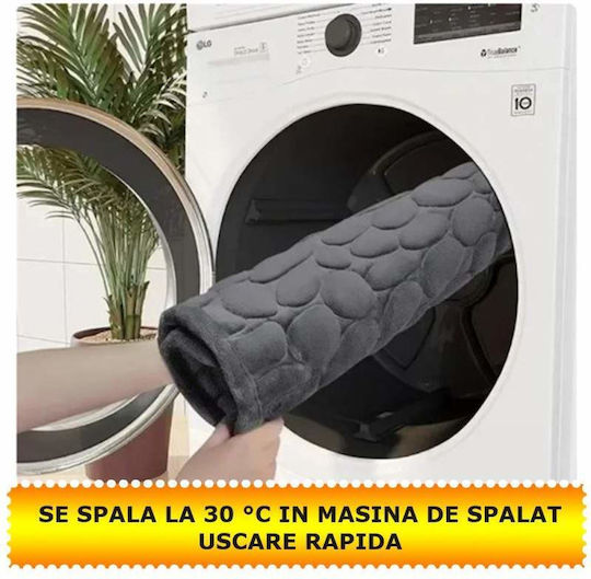 Αντιολισθητικό Πατάκι Μπάνιου Gray 80x50εκ.