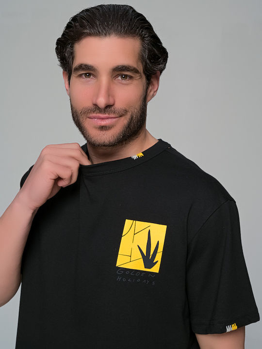 Golden T-Shirt Black
