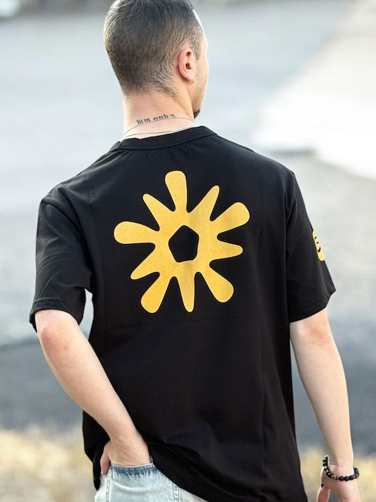 Guru T-shirt Μαυρο