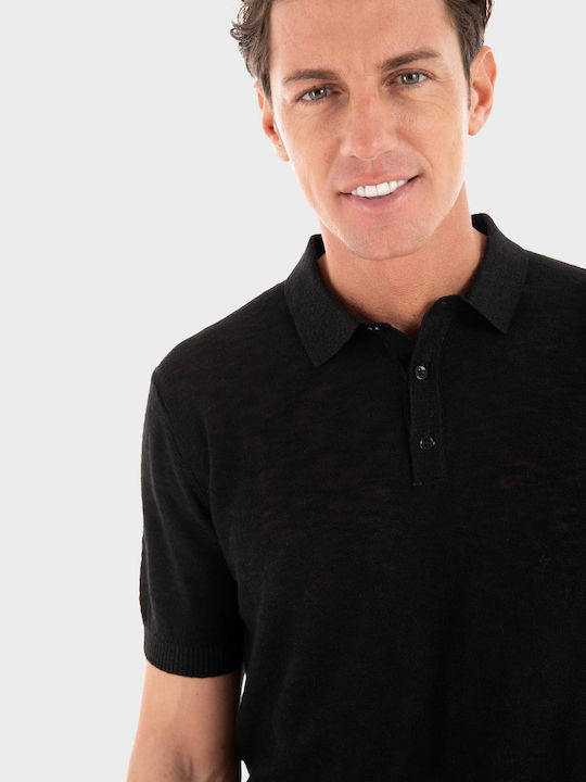 Short Sleeve Blouse Black
