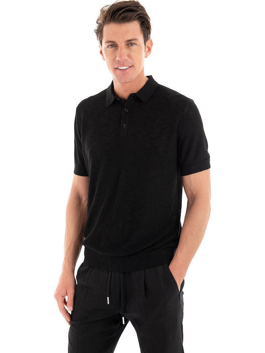 Short Sleeve Blouse Black