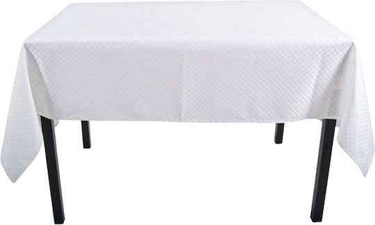 Ankor Tischdecke Fleckabweisend Weiß 140x180cm