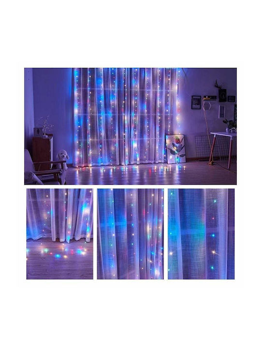 300 Lămpițe LED 3m. x 300buc Albe USB tip Plasă 1buc