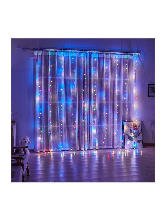 300 Lămpițe LED 3m. x 300buc Albe USB tip Plasă 1buc