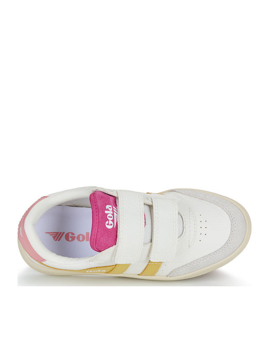 Παιδικά Sneakers με Σκρατς Λευκά
