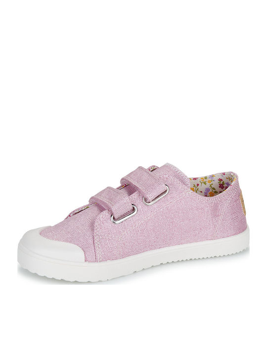 Παιδικά Sneakers με Σκρατς Ροζ