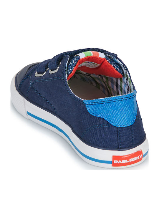 Παιδικά Sneakers με Σκρατς Μπλε