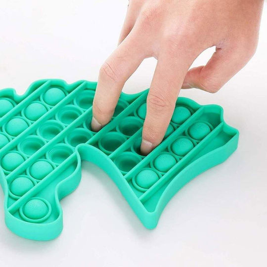 Pop it Fidget Σιλικόνης Τιρκουάζ