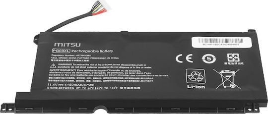 Mitsu Συμβατή Μπαταρία για HP Pavilion HP Pavilion Gaming 15-DK, 15-T, 16-A με 4150mAh