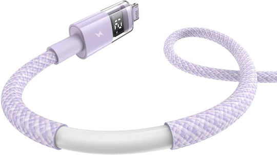 Baseus Geflochten USB-A zu Lightning Kabel 12W Lila 1m (P10382700511-00)