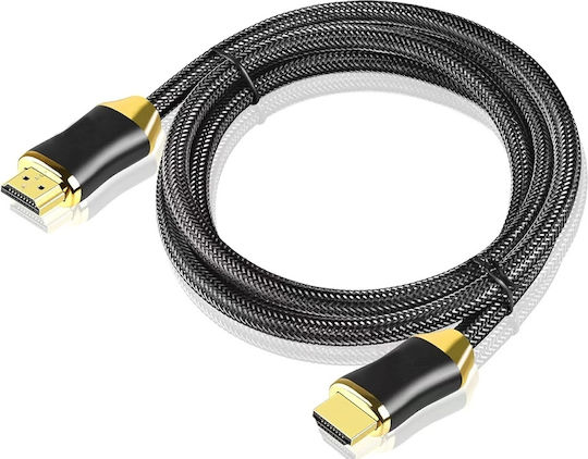 Verk Group HDMI 2.1 Ultra High Speed 48Gbps 4K 120Hz HDR VRR Kabel HDMI-Stecker - HDMI-Stecker 3m Schwarz