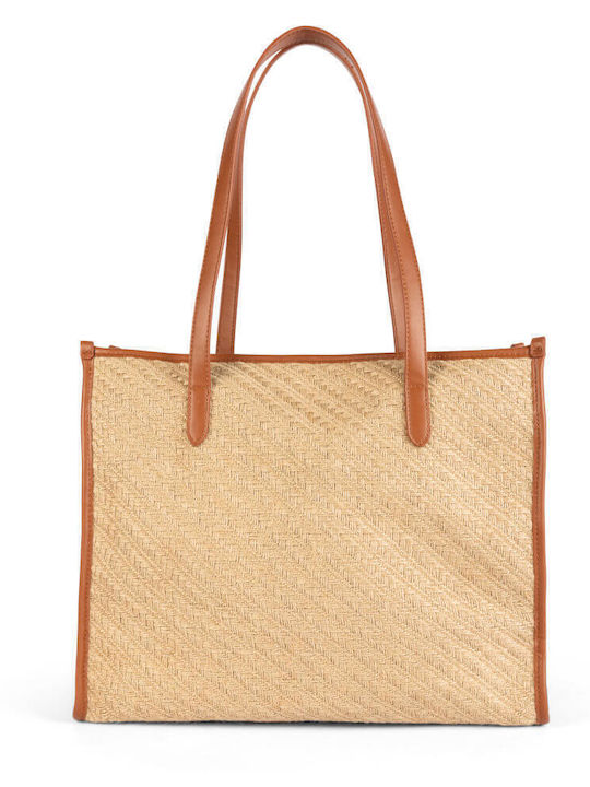 Straw Women's Bag Shoulder Tabac Brown