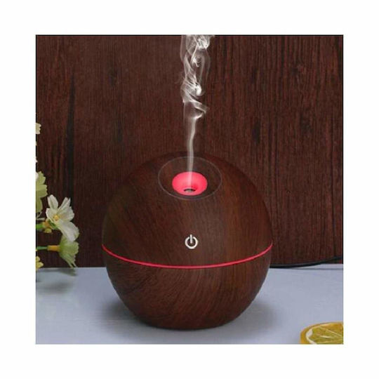Siks Air Humidifier Aromatherapy Multicolor Led 130ml Brown