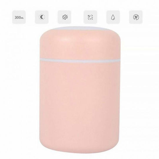 Siks Humidifier Aroma Diffuser Pink 12x7.5 Cm