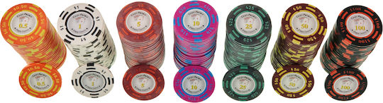 Pokeritems Комплект 500 Покер Чипове 14гр в Куфарче с 2 Покер Карти