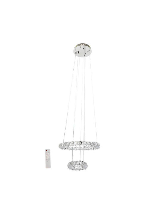 Lightex Pendant Light Brown with Crystals