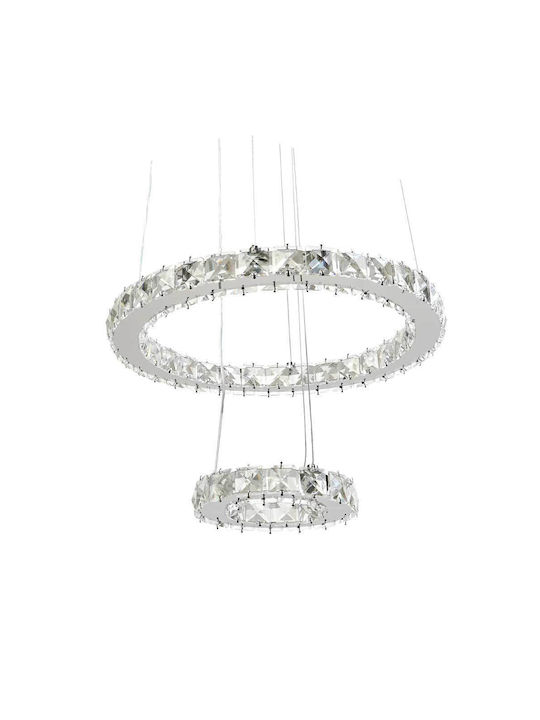 Lightex Pendant Light Brown with Crystals