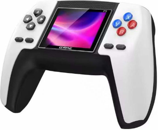 P5 Siks Portable Video Game Console 520 Retro Games 320x240 Resolution Display Av Output Usb Charging 1020mah White