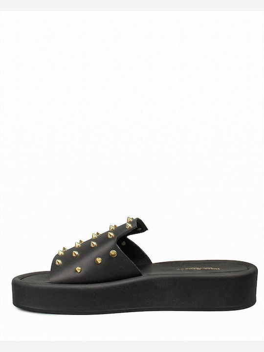Γυναικεία Σανδάλια Flatforms Μαύρα
