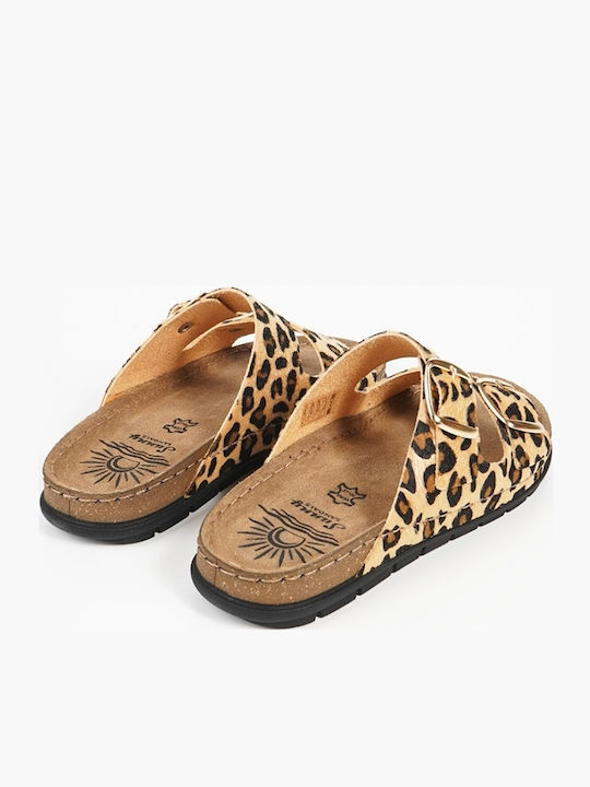 Sandale Casual Damă Leopard de Piele