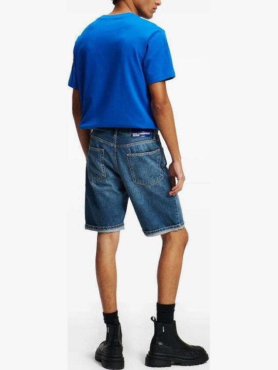Karl Lagerfeld Men's Shorts Jeans Blue