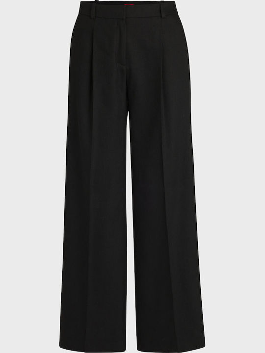 Halati Damen Leinen Hose Black