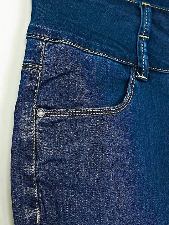 Ψηλόμεσο Γυναικείο Jean Παντελόνι Push Up μπλε