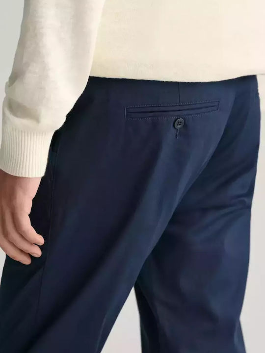 Παντελόνι Chino Ελαστικό σε Slim Εφαρμογή Evening Blue