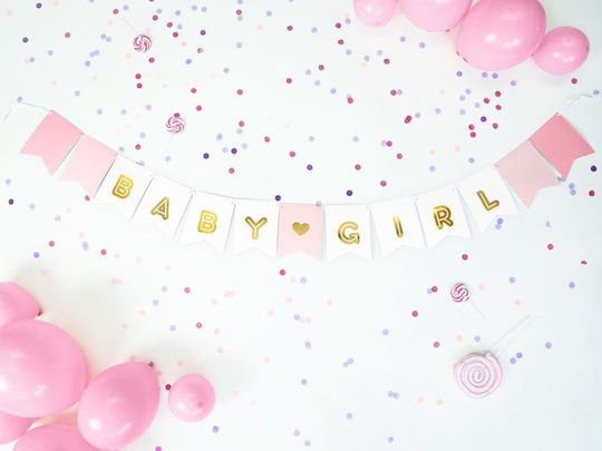 Paper Garland Baby Girl